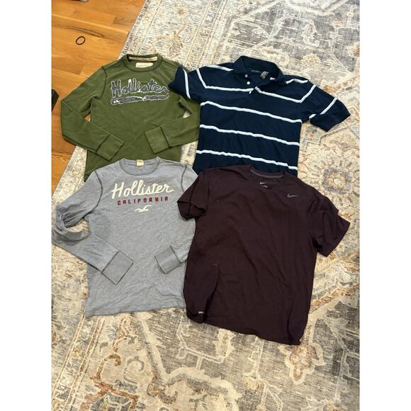 Lot of 21 Men’s Shirts (Polo & T Shirts) Sized Medium - Large, Assorted Brands - Picture 1 of 6